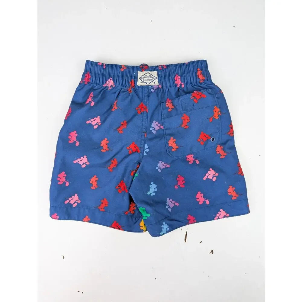 Gap Toddler 4 Disney Mickey Mouse Swim Top & Shorts Set - Blue/Multicolor